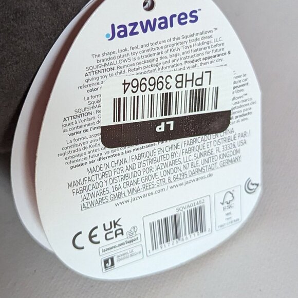 NWT 12" Frumpy Bigfoot Goth Girl Squishmallows Halloween Plush Yeti Error Face - Picture 13 of 14